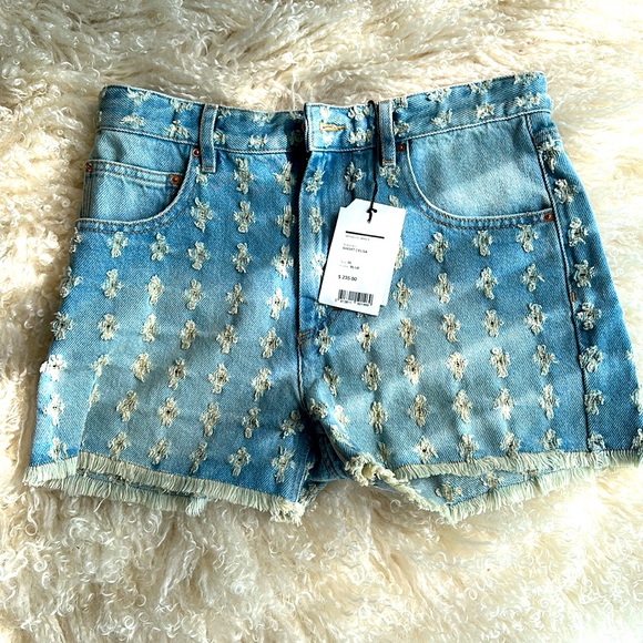 Isabel Marant NWT chelsea denim cut off shorts - Picture 4 of 9